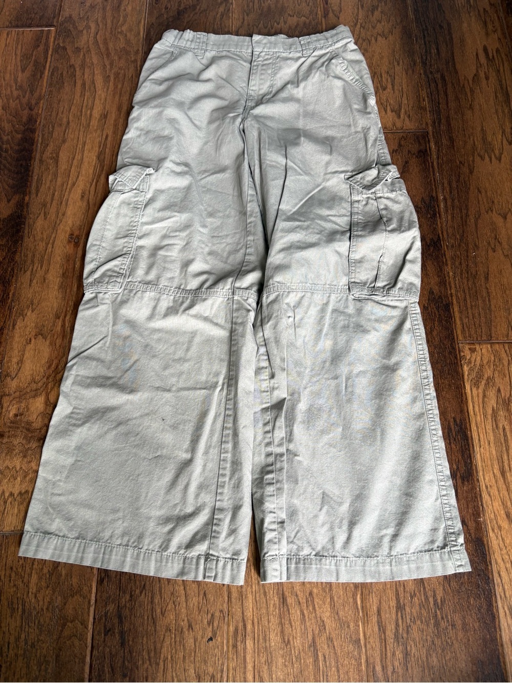 H&M Light Gray Cargo Wide-Leg Kids Pants